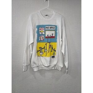 Vintage LEE Crewneck Sweatshirt Sz XL, Mark Parisi Cartoon